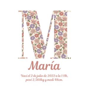 Inicial de flores #29