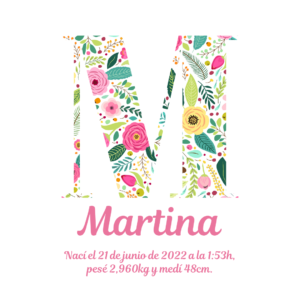 Inicial de flores #28